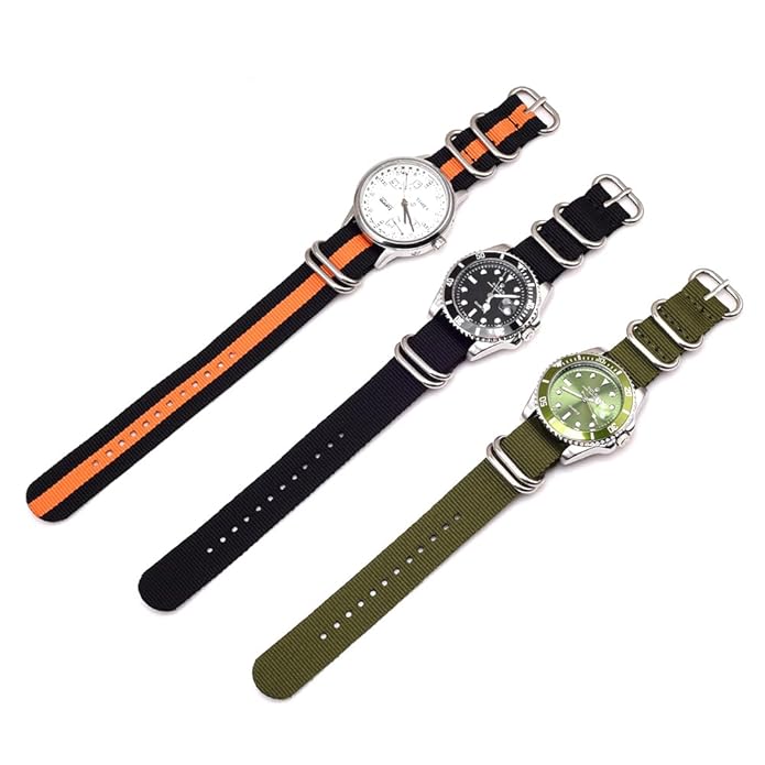 Military Nylon ZULU Strap With Tang Tang Buckle And Spring Bars