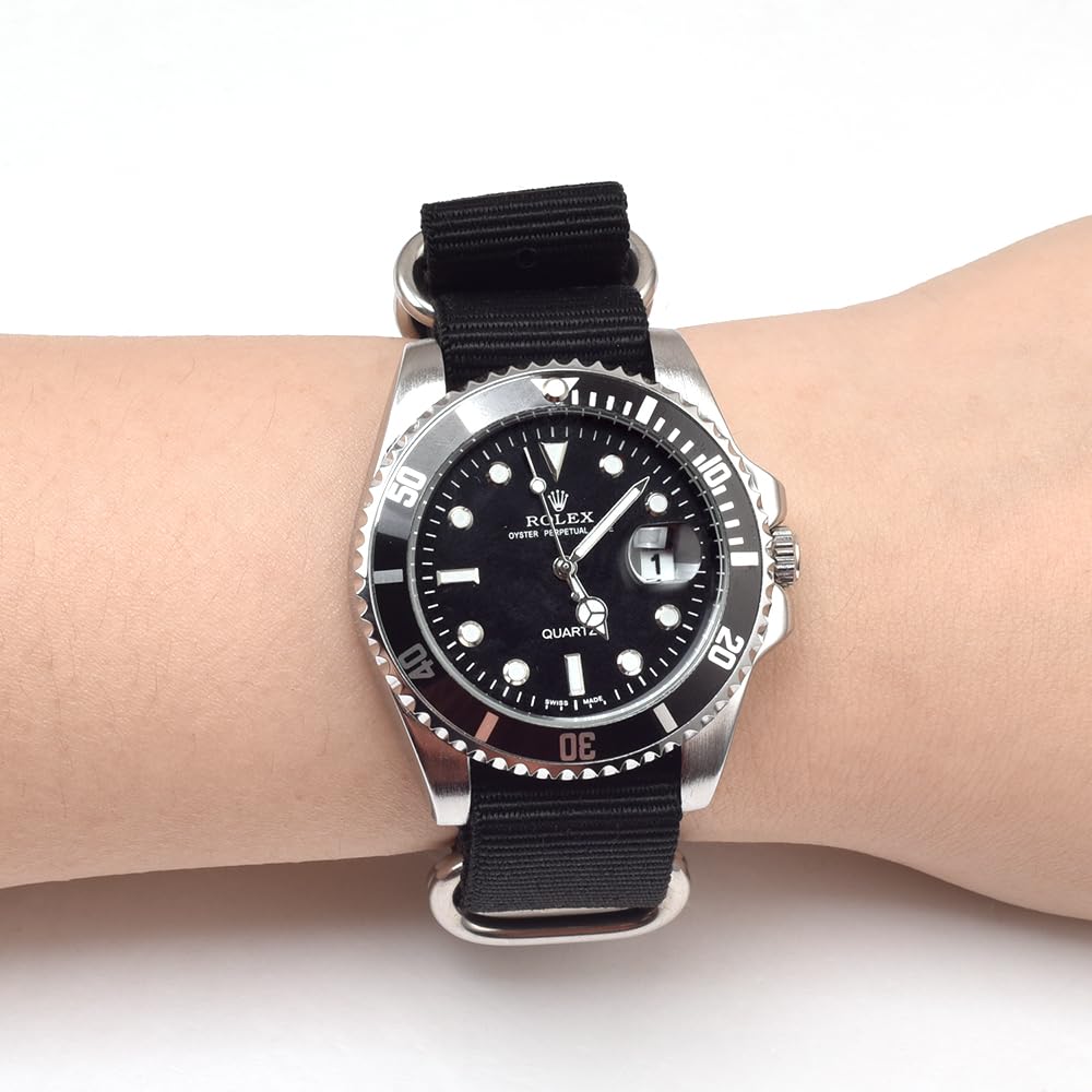 Military Nylon ZULU Strap With Tang Tang Buckle And Spring Bars