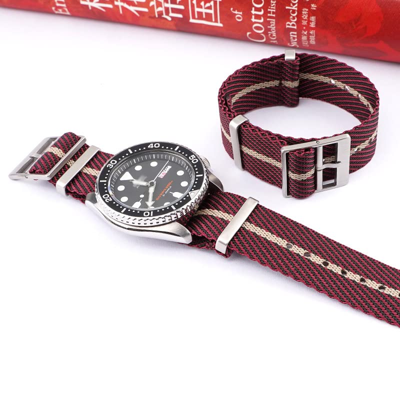 Ballistic Nylon NATO Strap With Tang Buckle And Spring Bars